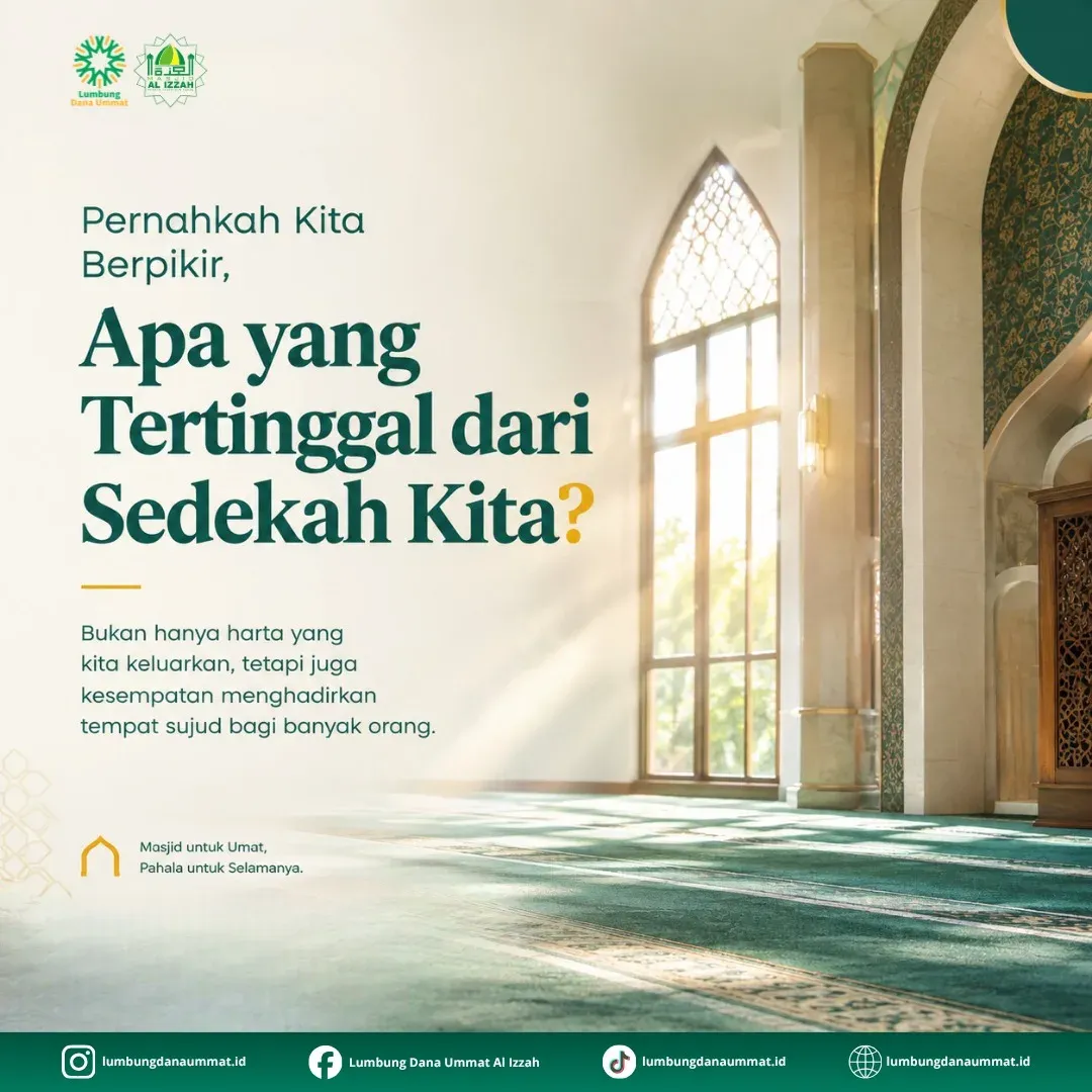 Apa yang Tertinggal dari Sedekah Kita?