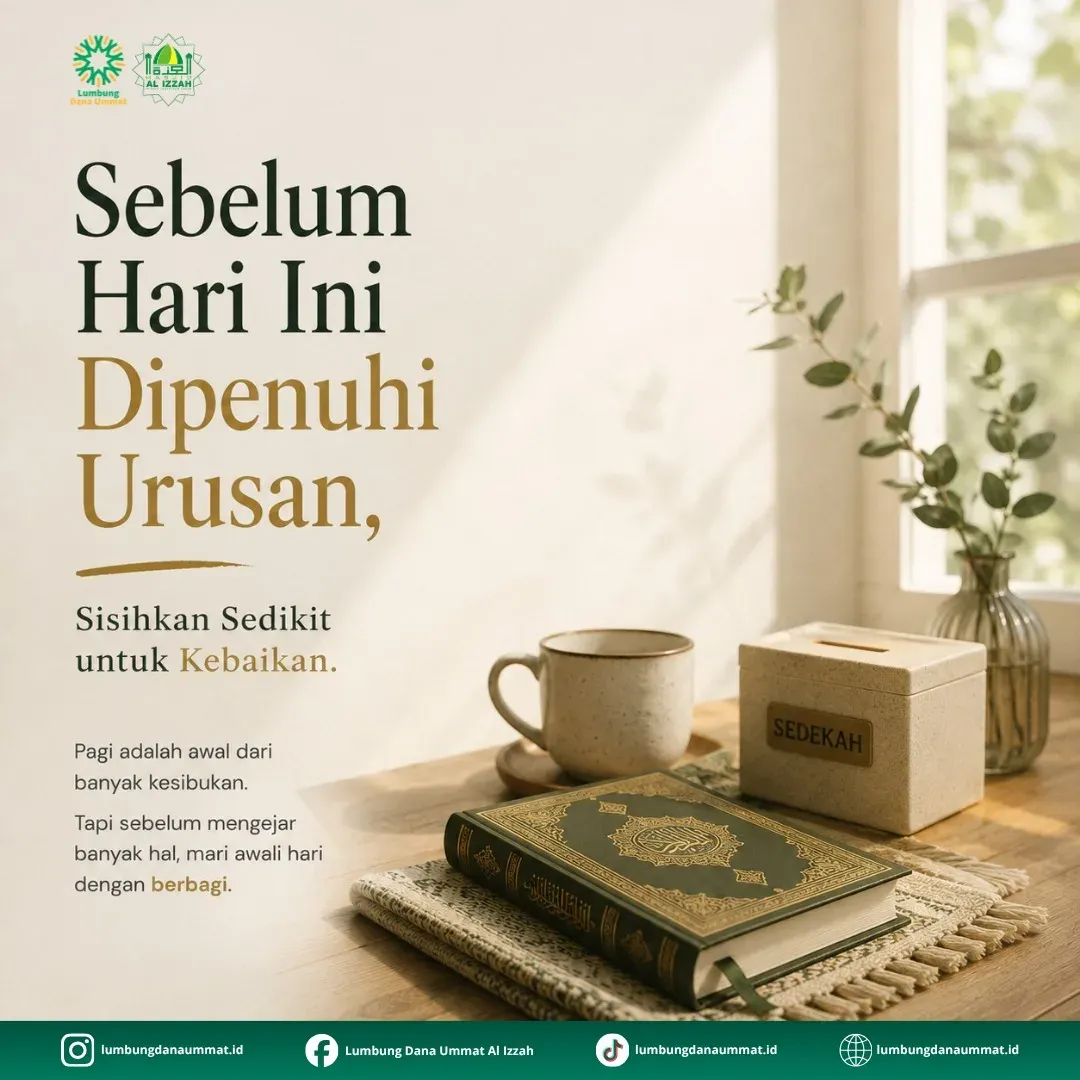 Sudah sibuk memikirkan banyak hal sejak pagi?