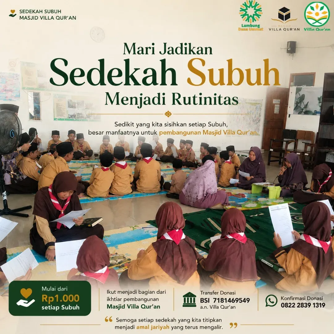 Sudahkah kita menjadikan Sedekah Subuh sebagai rutinitas?