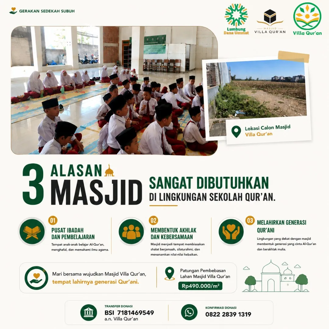 Bisakah Sedekah Kecil Kita Menjadi Awal Berdirinya Masjid Ini?