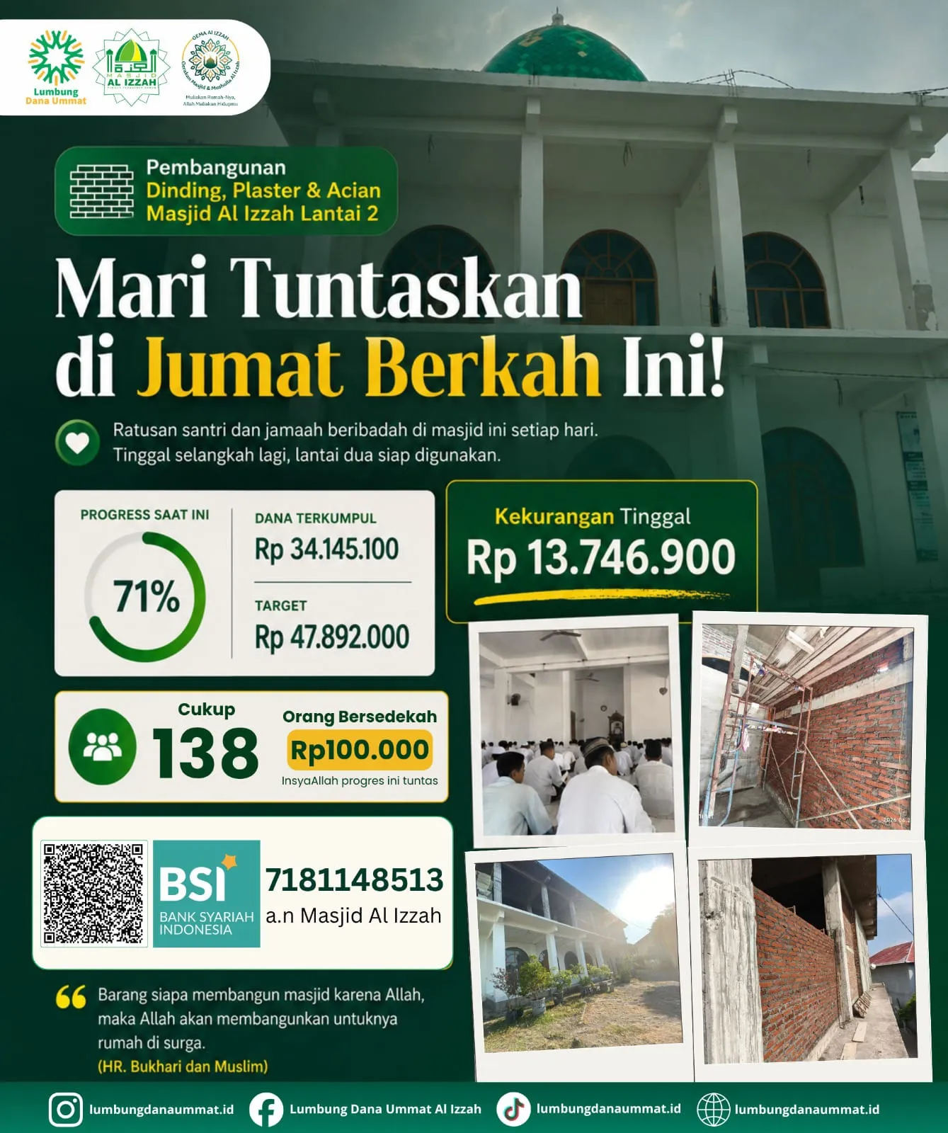 Mari Tuntaskan di Jumat Berkah Ini