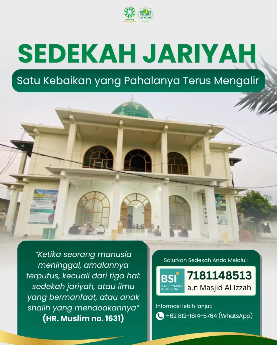 Sedekah Jariyah, Satu Kebaikan Yang Pahalanya Terus Mengalir !