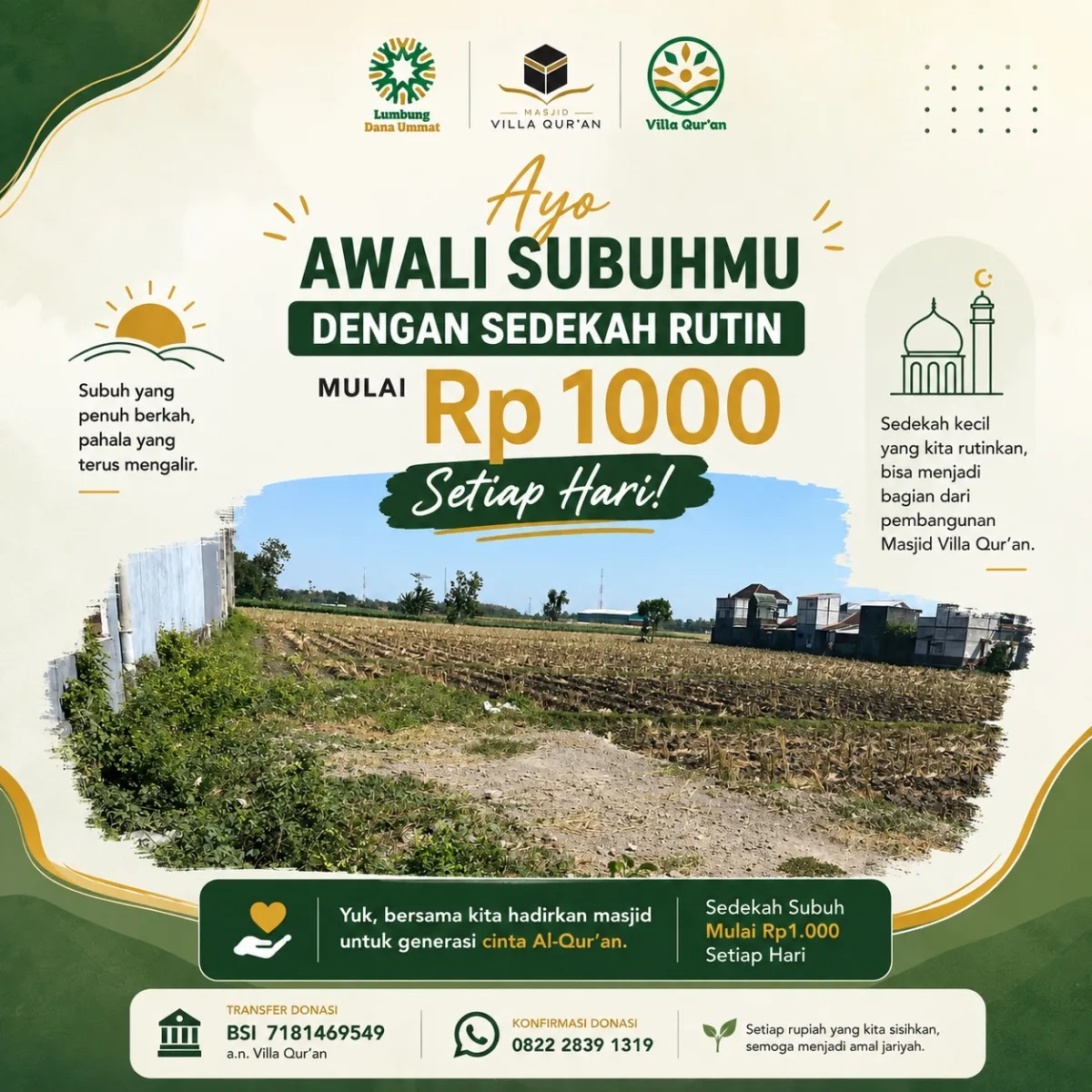 Awali Subuhmu dengan Amal yang Tak Pernah Terputus