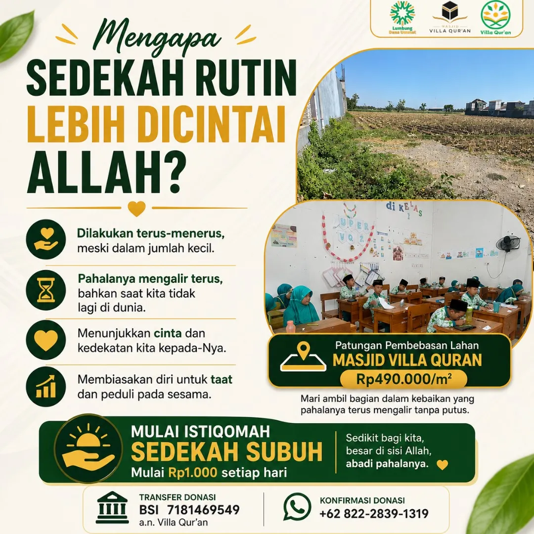Mengapa Sedekah Rutin Lebih Dicintai Allah?